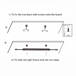 Etl ul אישורים 120v ac תקע ב משטח linkable רכוב humens גבוה אין מטבח הבהוב תחת תאורה ארון