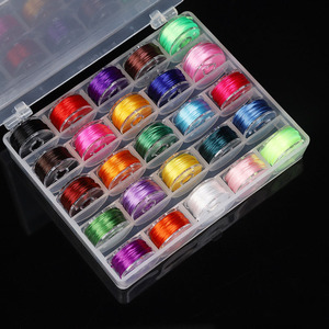 12.5*10*2.5CM Colored Elastic Strong Beading <strong>String</strong> Thread Flat, Crystal Multi Colored Stretchy <strong>String</strong> Cord DIY Jewelry Making - Product Image 1