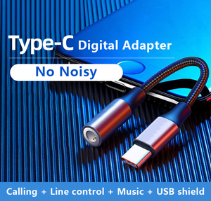 Hifi ses Dac 3.5Mm kulaklık adaptörü Usb C tipi 3.5mm kulaklık jakı ses adaptörü Samsung Huawei için oneplus Meizu - Product Image 2