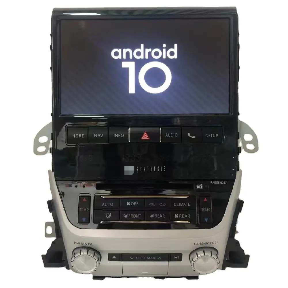 สำหรับโตโยต้าที่ดินครุยเซอร์ LC200 2016-2021 10นิ้ว Android10.0รถวิทยุมัลติมีเดียเครื่องเล่นวิดีโอจีพีเอสนำทาง