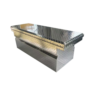 2025定制防水铝钻石工具箱带抽屉皮卡工具箱带黑色动力涂层 - Product Image 3
