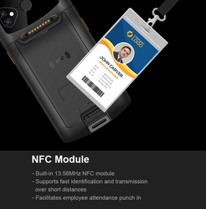4GB + 64GB Android 12 PDA macchina RFID/2D/QR/NFC Wireless raccoglitore dati 4G NFC 13.56MHz 2D Scanner di codici a barre PDA WiFi - Product Image 6