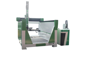 ATC Heavy Duty 4x8 1325 Máquina de grabado de piedra de tumba Herramienta automática Cambio de piedra Máquina enrutadora CNC con husillo giratorio - Product Image 2