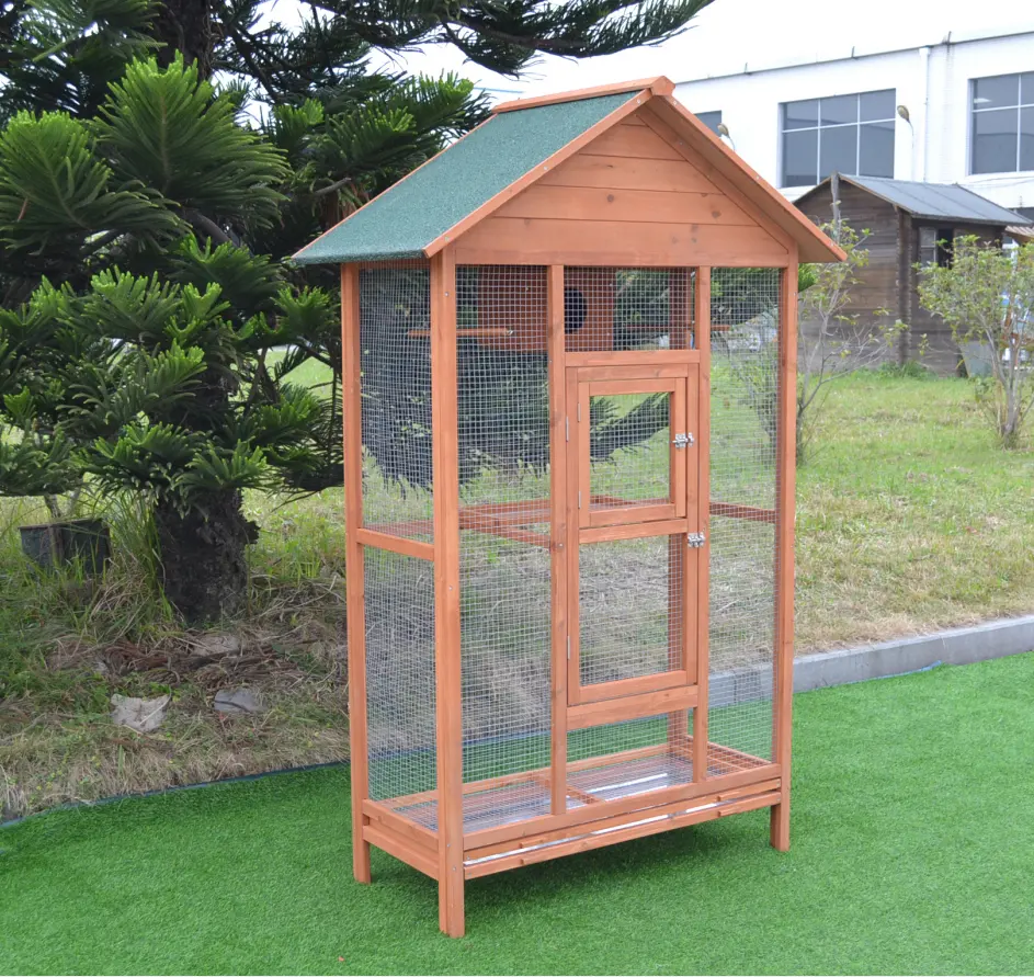 Wooden popular hot-selling bird cage, wooden pigeon cage