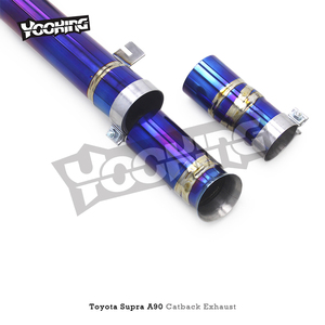 OEM <strong>Valves</strong> Titanium 2.75inch Midpipe for Toyota Supra A90 3.0T 2020-2023 Axle Cat Back Pipes Muffler <strong>Tips</strong> Exhaust System - Product Image 5