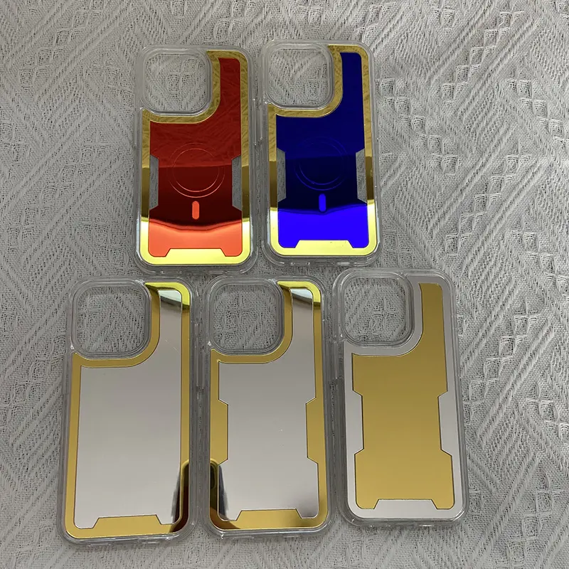 Fortalecer las fundas de teléfono celular personalizadas doradas con patrón irregular de fábrica para Oppo A57 4G A53 4G