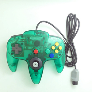 Factory N64 Controller di interfaccia Host trasparente con manico cablato Gamepad a colori per N64 joystick e Controller di gioco - Product Image 4