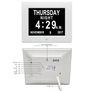 High Resolution 8&quot; Digital <strong>Clock</strong> Led <strong>Display</strong> With Mp3 Mp4 Playback - Product Image 6