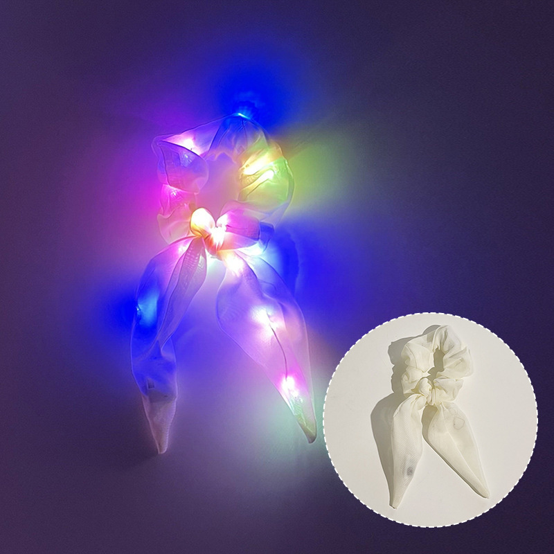 Bunny ears light up white