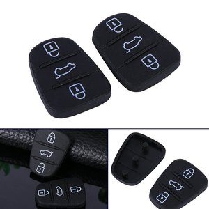 ปลอกหุ้มรีโมทคอนโทรลยางสีดำ3ปุ่มสำหรับ I20ฮุนได I30 IX20 IX35 Kia-iperchiavi/เปลือกและกุญแจ - Product Image 2