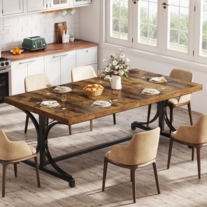 Per Tribesigns 62.4 \ "Design moderno legno Multi-Purpose Executive banco conferenza rettangolo Computer tavolo da pranzo per 4-6 persone - Product Image 5