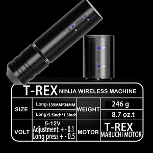 XNET Digital <span class=keywords><strong>Display</strong></span> penna a batteria rotante senza fili tatuaggio macchina completa Kit completo con cartuccia ago per Body Art