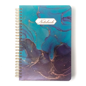 Fabbrica Custom 2025 Planner Note Book irregolare oro timbratura copertina rigida a spirale Notebook - Product Image 1