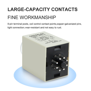 AH3-3 Time Relay Knob Pointer Delay Relay <strong>Timer</strong> AC220V DC24V <strong>Timer</strong> Relay - Product Image 5