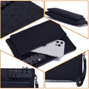 Secure Zippered <strong>Pouch</strong> with Lock, Fits Various Essentials, for Indoor and Outdoor Use - Customizable - Product Image 3