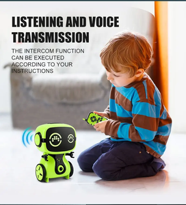 Interkom ve Program fonksiyonu ile 2.4G akıllı Talkie Robot eğitim akıllı Robot ışık ve müzik RC Robot oyuncak - Product Image 3