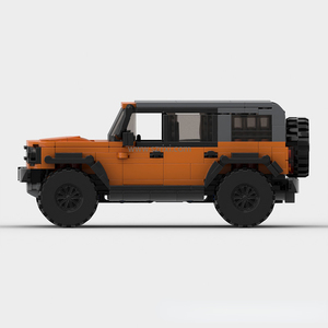 MOC teknik F41 turuncu Roadster spor yarış araba modeli araç eğitim DIY montaj tuğla oyuncaklar yapı taşı setleri - Product Image 6