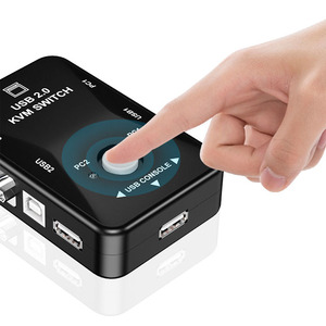 <strong>KVM</strong> <strong>Switch</strong> Box 2Port for Computer Sharing Monitor USB 2.0