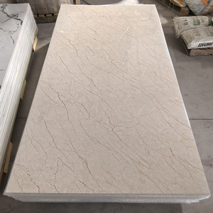 Sang trọng PVC tấm đá cẩm thạch UV tấm đá cẩm thạch UV tường bảng điều khiển TV Hội Đồng Quản Trị cho bức tường nội thất trang trí - Product Image 5