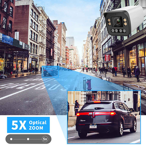 Vikylin 180 ° toàn cảnh an ninh ip camera 4MP 4mm ống kính kép cho HIKVISION tương thích POE thông minh kép ánh sáng ngoài trời nhà CCTV IP67 - Product Image 4