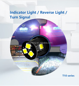 JG ไฟสัญญาณ LED ขนาดเล็ก T10ไฟ LED สีขาวตัวบอกสัญญาณ CANbus - Product Image 6