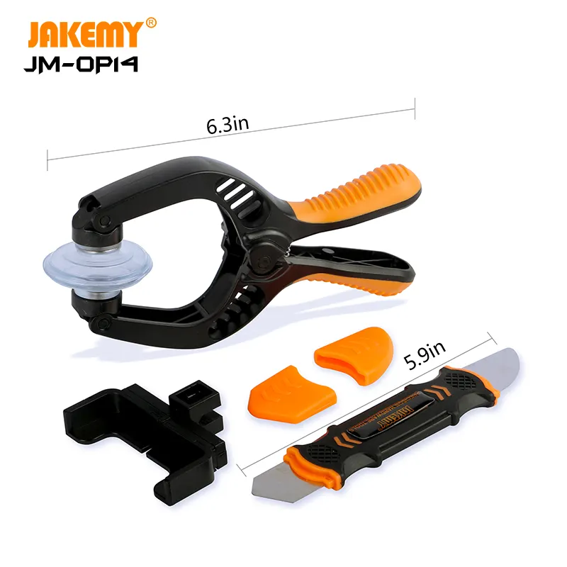 Jakigo op14, kit de ferramenta de reparo de abertura de celular, alavanca de abertura de celular e laptop, kit de ferramentas para corrigir telefones