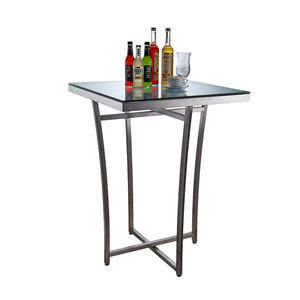 Balcão de pequeno-almoço com design moderno, equipamento retangular retangular de metal e design moderno para jantar