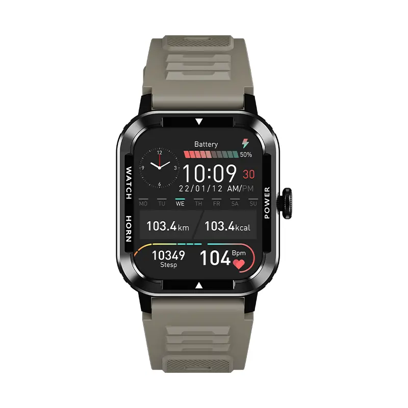 Reloj Smartwatch 1.91" com tela quadrada monitor de saúde à prova d'água, chamada de vídeo para Android e iOS, oferta imperdível de 2024, novidade em oferta