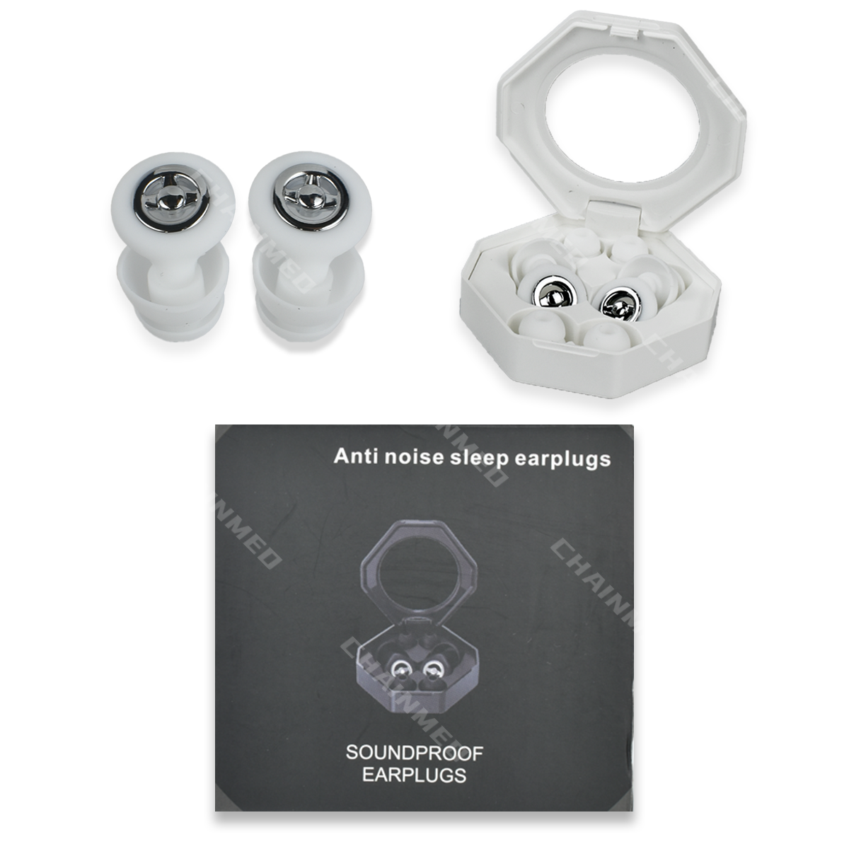 Couleur blanche avec 2 paires de chapeaux d'oreille