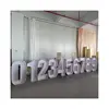 Popular PVC Outdoor Light Up Letters 1 m  Metal Marquee Numbers Backdrop Panel for Wedding Party Event Decor