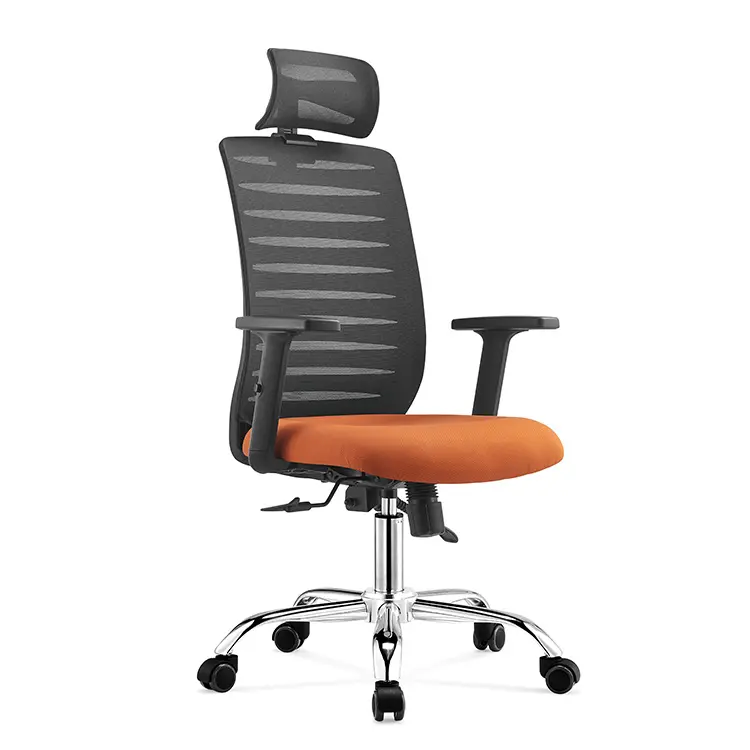 Cadeiras ergonômicas de bom design, cadeiras de escritório com descanso de cabeça