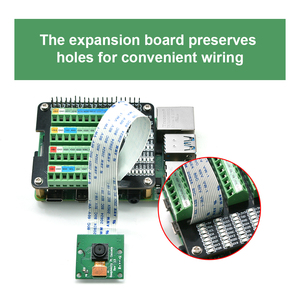 Placa de expansión de terminal GPIO compatible con la serie Raspberry Pi 5 3B/3B +/4B/ZERO