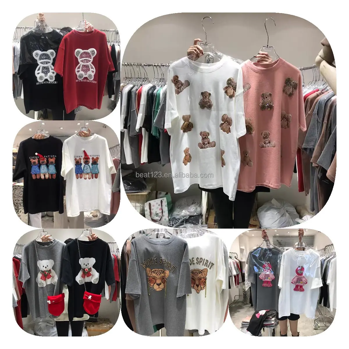 Tshirt da donna di vendita 2024hot da donna in cotone 100% T-smelanin da donna estate Femme Graphic T Shirt Sweet Dobby lavorato a maglia