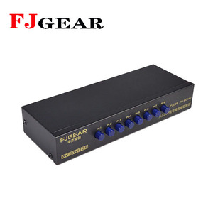 FJ-801AV FJGEAR High Quality Av <strong>Video</strong> Audio <strong>Switch</strong> RCA <strong>Switch</strong> for 8 TV <strong>Input</strong> signal Av <strong>Switch</strong>