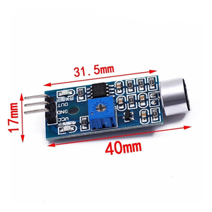 Módulo de sensor de detección de sonido de Voz 3 pines vehículo inteligente Robot helicóptero avión Coche - Product Image 5