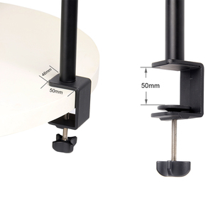 Multi-Function C Clamp Mount <strong>Stand</strong> Compatible for Microphones or Shock Mounts With3/8 - Product Image 4