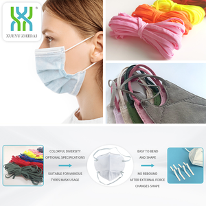 KN95或3层面罩弹性绳/带/绳/耳环弹性圆形或平面制造机 - Product Image 3