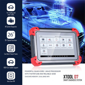 XTOOL D7 Automobil-Diagnosegerät bidirektional Unterstützung OE-Level vollständige Diagnose mit 26+ Diensten IMMO/Schlüsselprogrammierung ABS