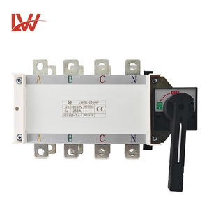 DIN Rail Dual Power Source Automatic Transfer <strong>Switch</strong> 3P 4P 250A Mini ATS <strong>Switch</strong> - Product Image 1