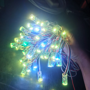 50ชิ้น/ม้วน DC ws2811 DMX ตกแต่ง RGB IC 12มม LED Pixel สตริงจุดโมดูล DMX ไฟโซ่ - Product Image 5