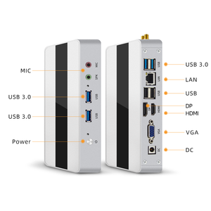 Mini ordenador portátil Intel Celeron N5095 Window 10, 12V, de bolsillo, unidad de sistema de ordenador 4K DP, pantalla Triple, Mini Pc - Product Image 2