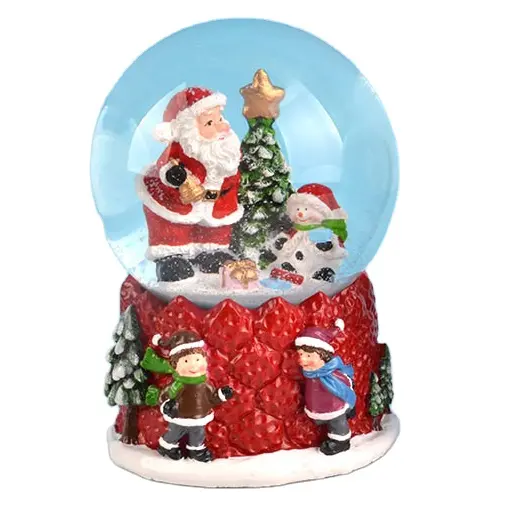 Персонализированная скульптура из смолы, снежный шар, детский Рождественский подарок, игрушки для детей