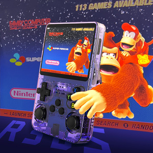 PSP PS1 R36Sビデオハンドヘルドゲームパッドコンソール3.5インチカラーディスプレイ画面レトロクラシックマリオゲーム64GB - Product Image 5