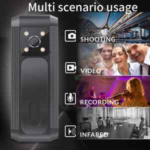 C1 Full HD 1080P WiFi IP vücuda takılan kamera geniş açı gece görüş ile H.264 Video sıkıştırma SD kart veri özelleştirilebilir ODM - Product Image 4