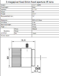 5MP OV5647 Raspberry Pi-Kamera mit IR CUT 65 CS Teleobjektiv einstellbarer Fokus abstand Raspberry PI 4 3B Kamera - Product Image 5