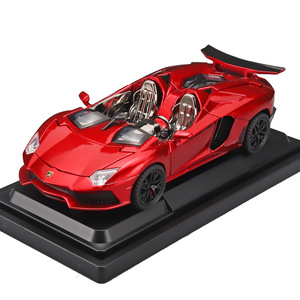 Cabrio spor araba 1:32 Diecast Metal Model ses ve ışık geri çekin oyuncak tekerlekler hediye ile çocuk ölçekli Model arabalar için - Product Image 5