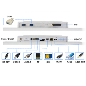All-In-One 10.4 21.5 Inch Industrial Panel PC Win 10 <strong>Embedded</strong> Android OS LCD Wall Mount <strong>RS232</strong> Mini Linux Touch Screen Windows - Product Image 2