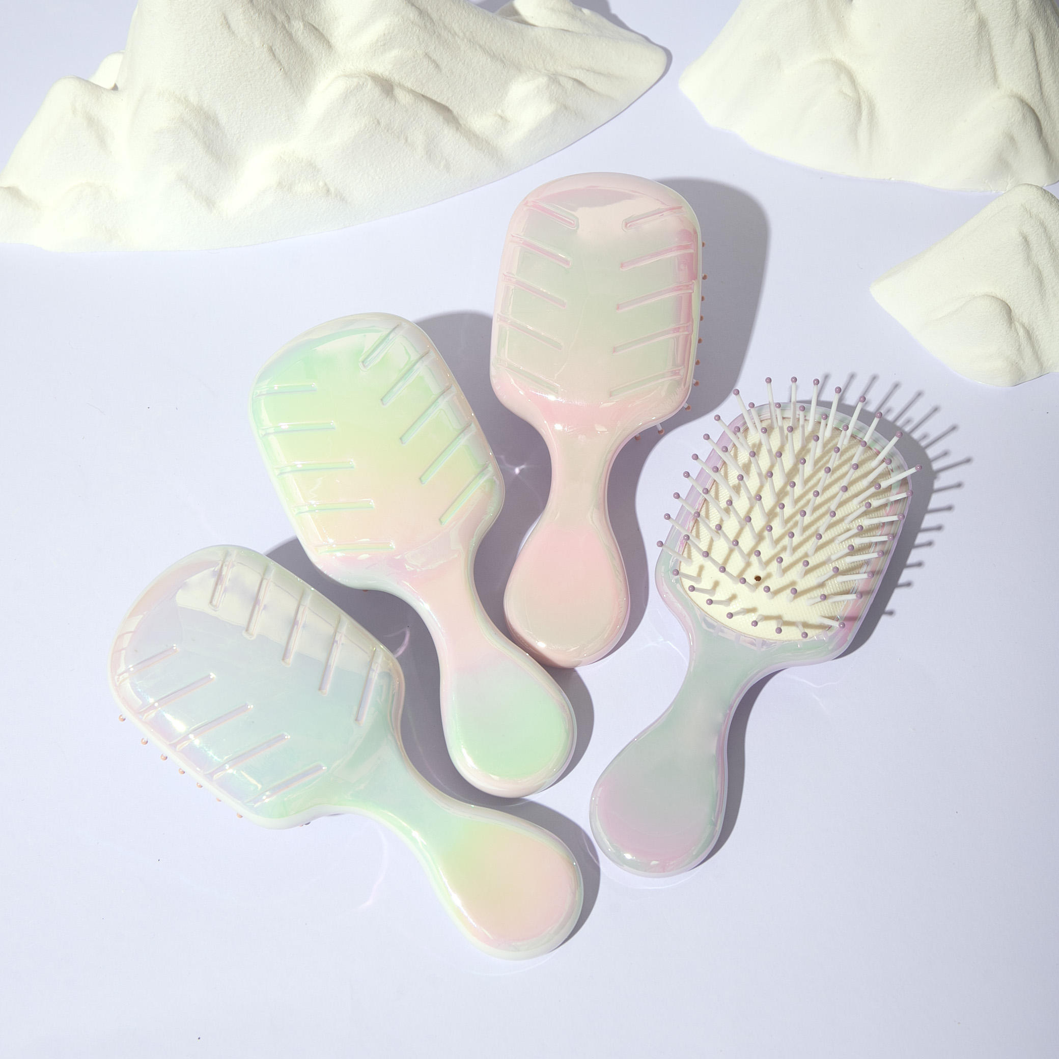 leaf back mini model airbag massage comb