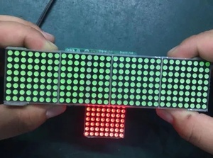 MAX7219 modulo microcontrollore modulo a matrice di punti 4 in un display