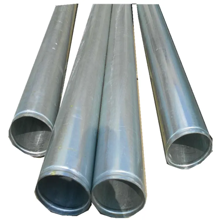 Fabricante Q195 Q235 Hot Dip Galvanizado Tubo De Aço Gi Tubo De 5 Polegadas Tubo De Aço Galvanizado Meio Círculo De Aço